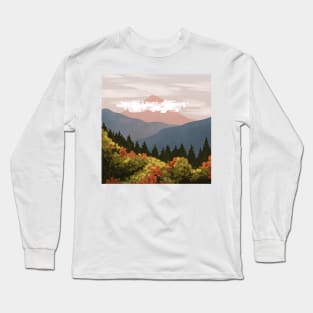 Summer Mountain Long Sleeve T-Shirt